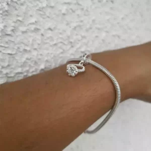 Berloque Anel Prata 925