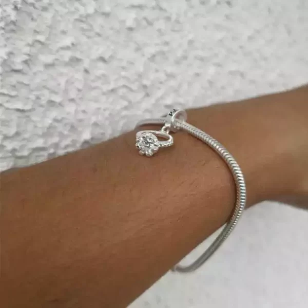 Berloque Anel Prata 925