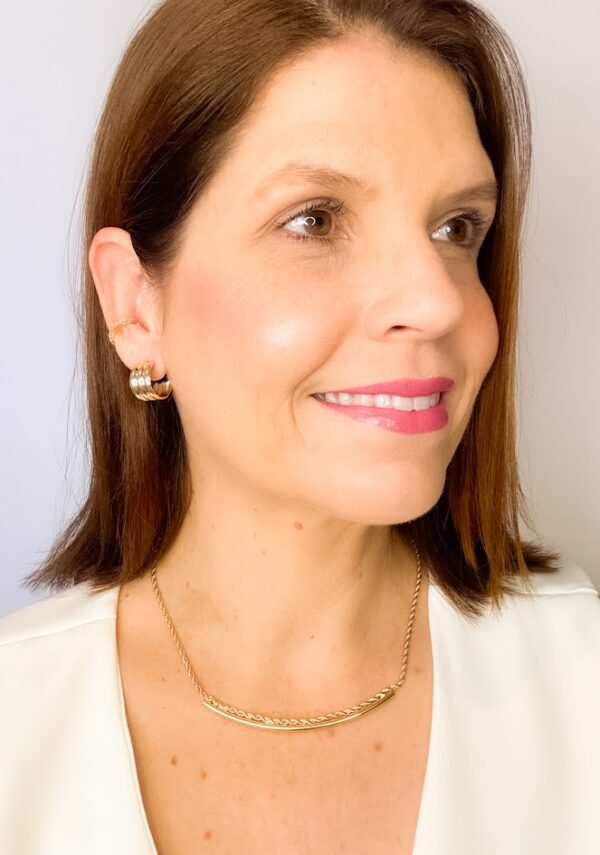 Colar Choker Tubo com Fio Baiano Banho Dourado - Image 2