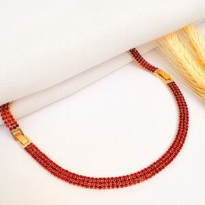 Choker Rubi Banho Dourado