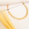 Colar com Mini Canutilhos Banho Dourado