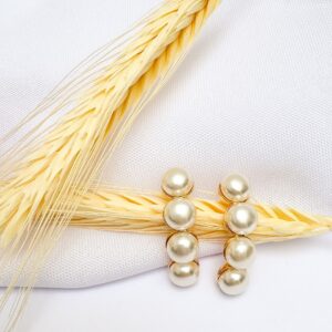 Brinco com Quatro Pérolas Jumbo Banho Dourado