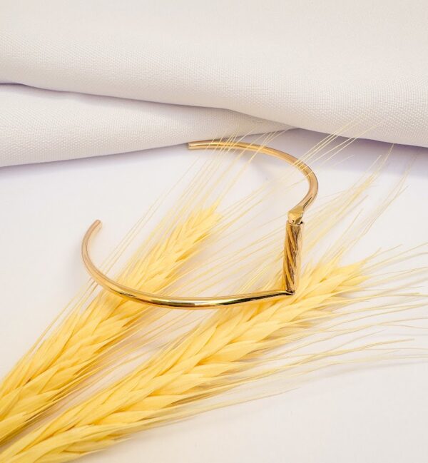 Bracelete Aberto Banho Dourado - Image 2