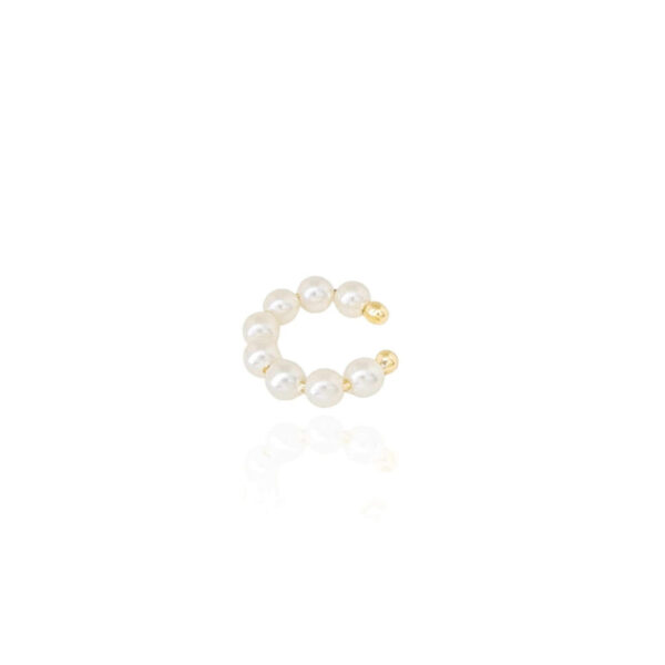 Piercing de Pérolas Banho Dourado - Image 2