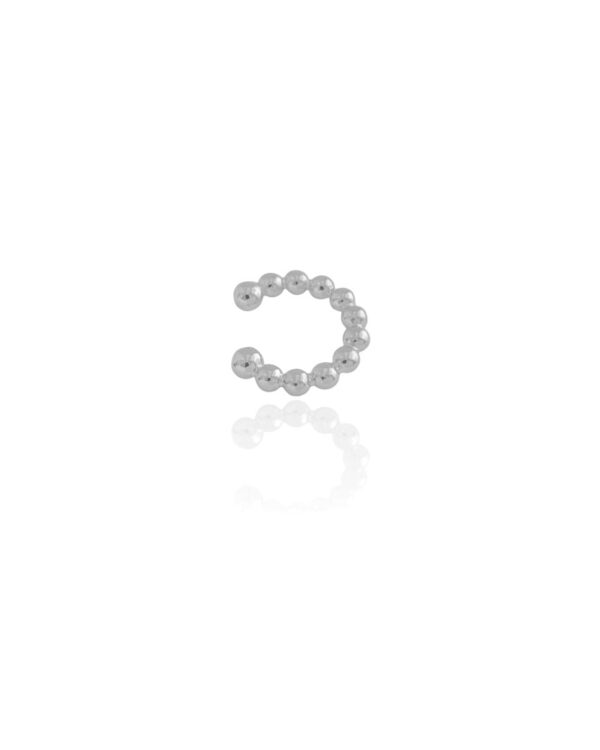 Piercing Bolinhas Lisas Banho Branco - Image 3