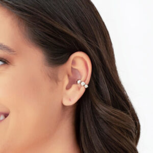 Piercing Bolas Lisas Banho Branco