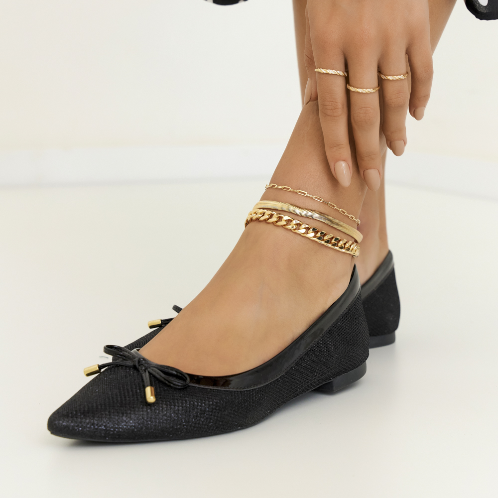 Tornozeleira Malha Cartier Banho Dourado