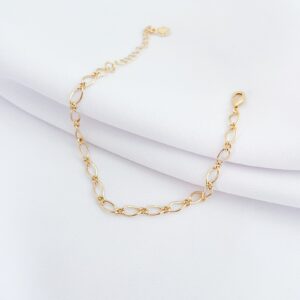 Pulseira com Elos Ovais 