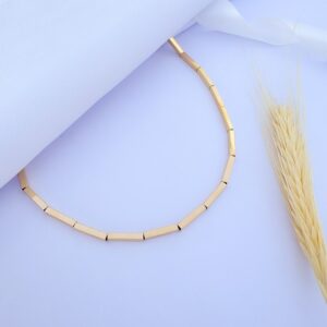 Colar Canutilho G Banho Dourado