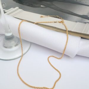 Colar Veneziana Banho Dourado
