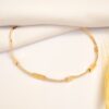 Gargantilha com Canutilhos e Triângulos Banho Dourado - Image 2