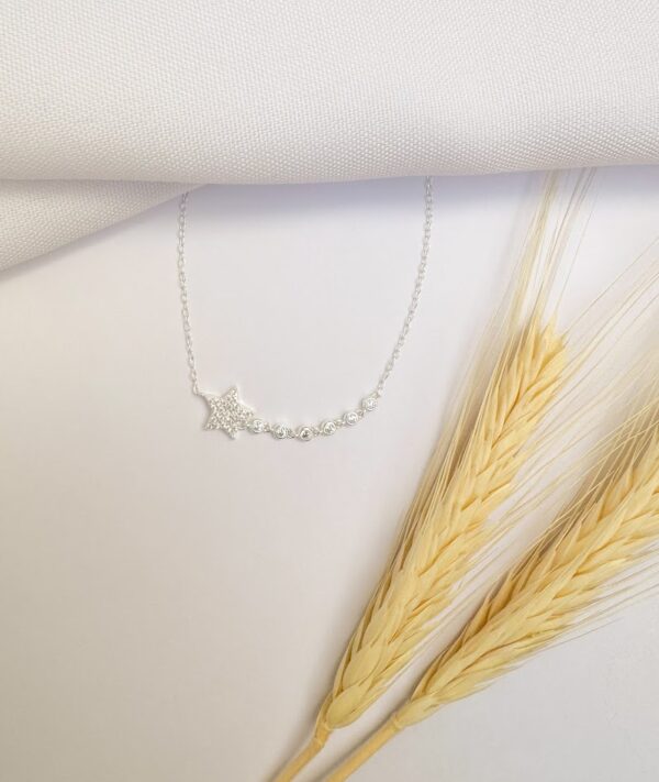 Pulseira Estrela Cravejada Prata 925 - Image 2