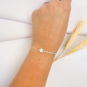 Pulseira Estrela Cravejada Prata 925