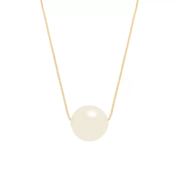 Colar Pêndulo de Pérola Coreana Banho Dourado - Image 3