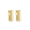Brinco Espiral Liso Anatômico Banho Dourado - Image 3